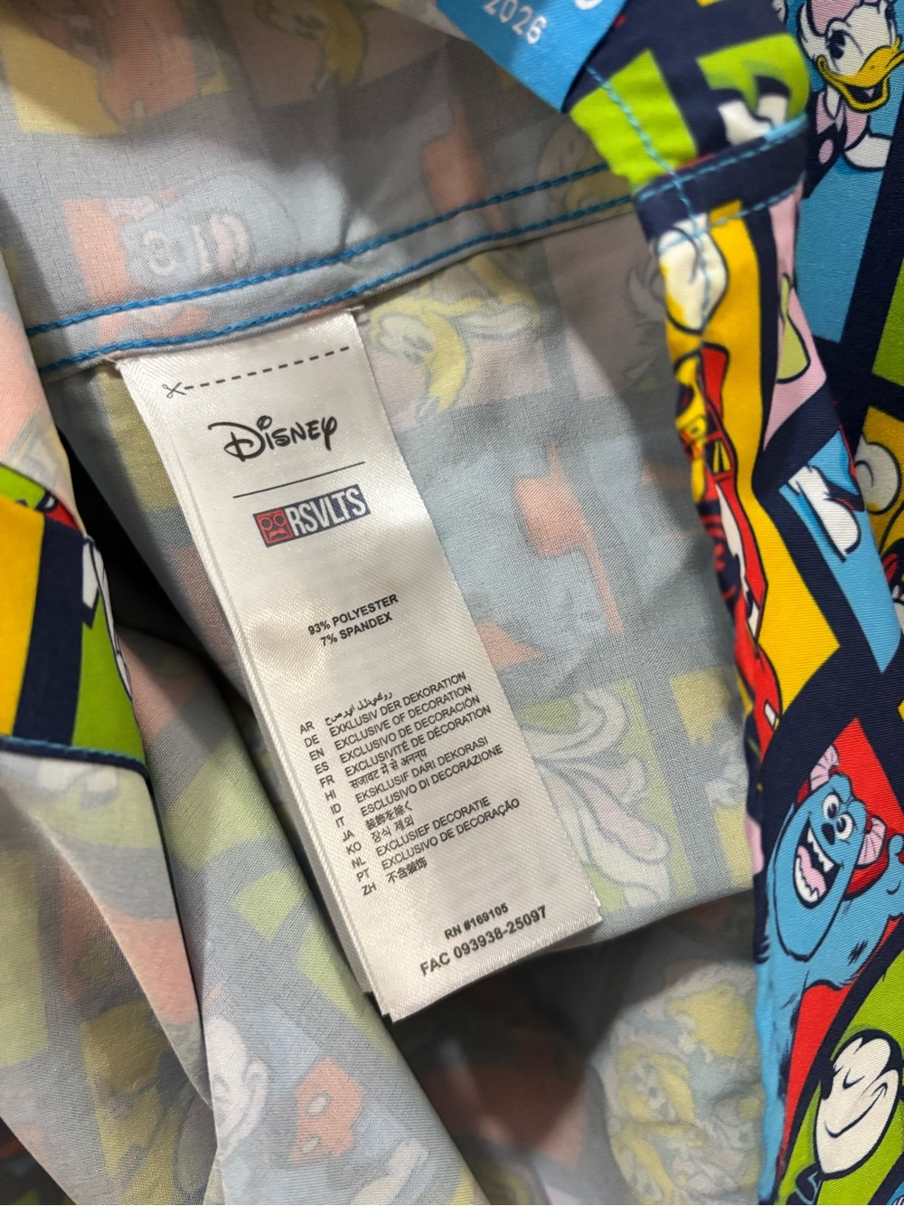 Disney RSVLTS D23Fan Club Gold Member Exclusive Shirt Size XL Characters - Picture 4 of 4